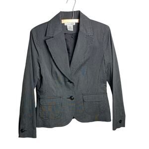 Envision Studio Vintage 90's Black Pinstripe Corpcore Hourglass Blazer -Size 12